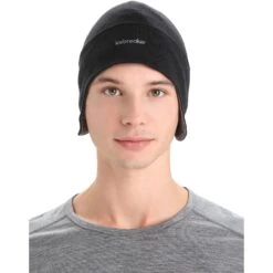 Icebreaker Quantum Beanie - Schwarz -Deutschland Icebreaker Verkaufs-Shop icebreaker quantum beanie black 3 1487874