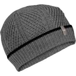 Icebreaker Waypoint Beanie - Gritstone Hthr/Black