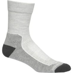 Icebreaker Hike Light Crew Socken Damen - Blizzard HTHR