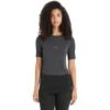 Icebreaker 125 ZoneKnit™ Crewe T-Shirt Damen - Jet Hthr/Black/Metro Hthr