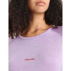 Icebreaker 125 ZoneKnit™ Crewe T-Shirt Damen - Purple Gaze/Go Berry -Deutschland Icebreaker Verkaufs-Shop icebreaker womens 125 zoneknit short sleeve crewe purple gaze go berry 6 1385407