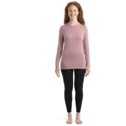 Icebreaker 200 Oasis Crewe Langarmshirt Damen - Crystal -Deutschland Icebreaker Verkaufs-Shop icebreaker womens 200 oasis crewe long sleeve shirt crystal model 3 1499353