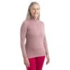 Icebreaker 200 Oasis Half Zip Langarmshirt Damen - Crystal
