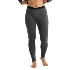 Icebreaker 200 Oasis Leggings Damen - Gritstone Hthr