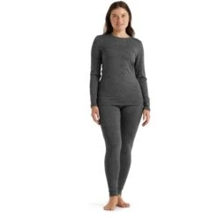 Icebreaker 200 Oasis Leggings Damen - Gritstone Hthr -Deutschland Icebreaker Verkaufs-Shop icebreaker womens 200 oasis leggings gritstone hthr 7 1271679