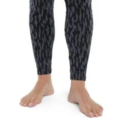 Icebreaker 260 Vertex Glacial Flow Leggings Damen - Graphite/Schwarz/Jet HTHR -Deutschland Icebreaker Verkaufs-Shop icebreaker womens 260 vertex glacial flow leggings graphite black jet hthr model 5 1499557