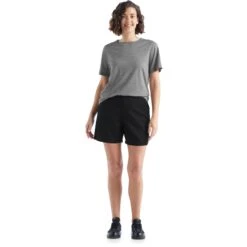 Icebreaker Berlin Shorts Damen - Schwarz -Deutschland Icebreaker Verkaufs-Shop icebreaker womens berlin shorts black 4 1146904