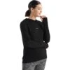 Icebreaker Cool-Lite™ Langarm-Hoodie Damen - Schwarz