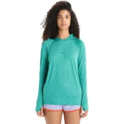 Icebreaker Cool-Lite™ Langarm-Hoodie Damen - Fresh