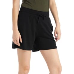 Icebreaker Crush Shorts Damen - Schwarz -Deutschland Icebreaker Verkaufs-Shop icebreaker womens crush shorts black 5 1146949
