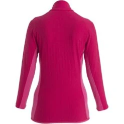 Icebreaker Descender Fleecejacke Damen - Electron Pink/Tempo -Deutschland Icebreaker Verkaufs-Shop icebreaker womens descender long sleeve zip electron pink tempo 2 1487886