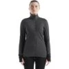 Icebreaker Descender Fleecejacke Damen - Jet Hthr/Black