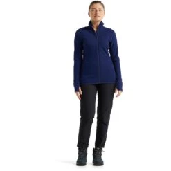 Icebreaker Descender Fleecejacke Damen - Royal Navy 19 Icebreaker Descender Fleecejacke Damen - Royal Navy -Deutschland Icebreaker Verkaufs-Shop icebreaker womens descender long sleeve zip royal navy 10 1039066