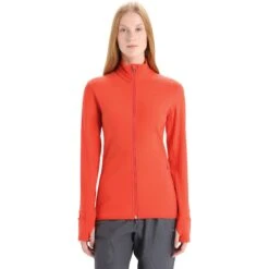 Icebreaker Descender Fleecejacke Damen - Vibrant Earth