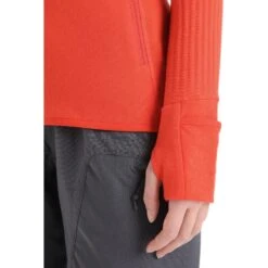 Icebreaker Descender Fleecejacke Damen - Vibrant Earth -Deutschland Icebreaker Verkaufs-Shop icebreaker womens descender long sleeve zip vibrant earth 8 1381209