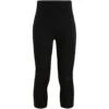 Icebreaker Fastray High Rise 3/4 Leggings Damen - Schwarz