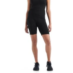Icebreaker Fastray High Rise Shorts Damen - Schwarz