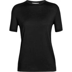 Icebreaker Granary T-Shirt Damen - Schwarz -Deutschland Icebreaker Verkaufs-Shop icebreaker womens granary short sleeve tee black 1 1147363