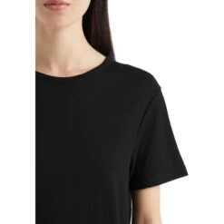 Icebreaker Granary T-Shirt Damen - Schwarz -Deutschland Icebreaker Verkaufs-Shop icebreaker womens granary short sleeve tee black 6 1147369