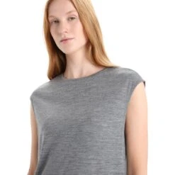 Icebreaker Granary Ärmelloses Kleid Damen - Gritstone Hthr -Deutschland Icebreaker Verkaufs-Shop icebreaker womens granary sleeveless dress gritstone hthr 5 1384089