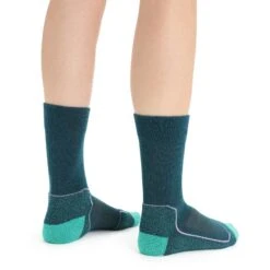 Icebreaker Hike+ Light Crew Socken Damen - Green Glory/Fresh -Deutschland Icebreaker Verkaufs-Shop icebreaker womens hike plus light crew socks green glory fresh 3 1381325