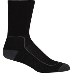 Icebreaker Hike+ Medium Crew Socken Damen - Schwarz/Monsoon/Mink