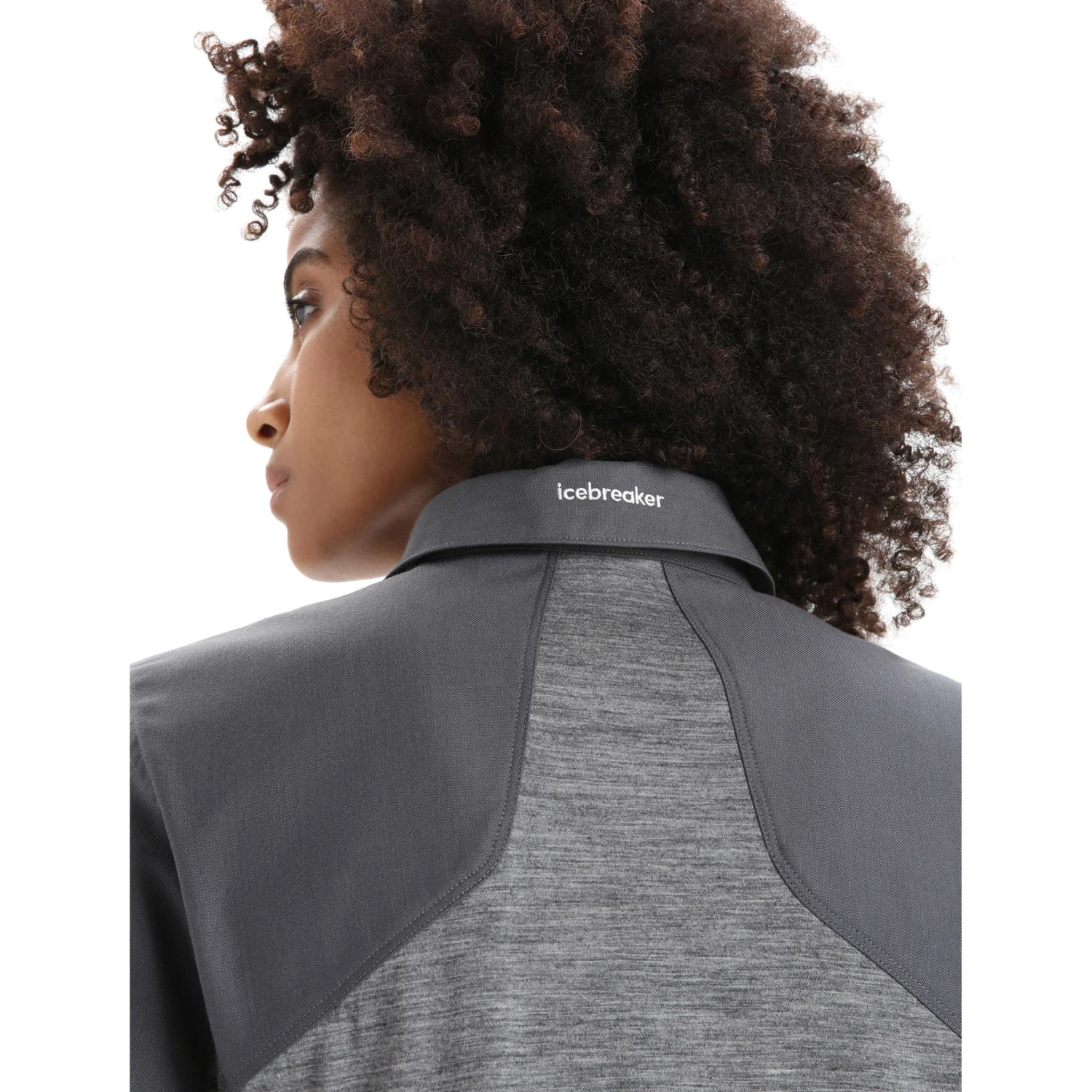 Icebreaker Hike Kurzarm Oberteil Damen - Gritstone Hthr/Monsoon 8 Icebreaker Hike Kurzarm Oberteil Damen - Gritstone Hthr/Monsoon – Bild 8