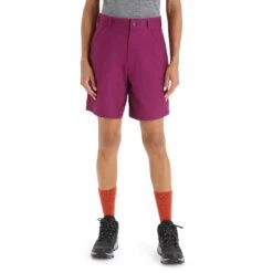 Deutschland Icebreaker Verkaufs-Shop 7 Icebreaker Hike Shorts Damen - Go Berry