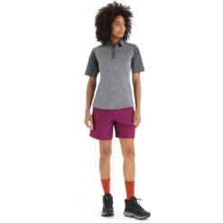 Icebreaker Hike Shorts Damen - Go Berry -Deutschland Icebreaker Verkaufs-Shop icebreaker womens hike shorts go berry 5 1384197