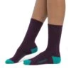 Icebreaker Lifestyle Light Crew Socken Damen - Nightshade/Flux Green