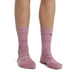 Icebreaker Lifestyle Ultralight Crew Backcountry Ski Socken Damen - Crystal/Nightshade/Tempo/Electron Pink -Deutschland Icebreaker Verkaufs-Shop icebreaker womens lifestyle ultralight crew backcountry ski socks crystal nightshade tempo electron pink 1 1537979