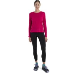 Icebreaker Merino Speed Winter Leggings Damen - Schwarz -Deutschland Icebreaker Verkaufs-Shop icebreaker womens merino speed winter tights black 1 1556764