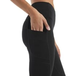 Icebreaker Merino Speed Winter Leggings Damen - Schwarz -Deutschland Icebreaker Verkaufs-Shop icebreaker womens merino speed winter tights black 4 1556761