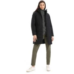 Icebreaker MerinoLoft™ Collingwood Mantel Mit Kapuze Damen - Schwarz 21 Icebreaker MerinoLoft™ Collingwood Mantel Mit Kapuze Damen - Schwarz -Deutschland Icebreaker Verkaufs-Shop icebreaker womens merinoloft collingwood ii 3q hooded jacket black 11 1270191