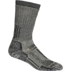 Icebreaker Mountaineer Mid Calf Socken Damen - Jet Hthr/Espresso