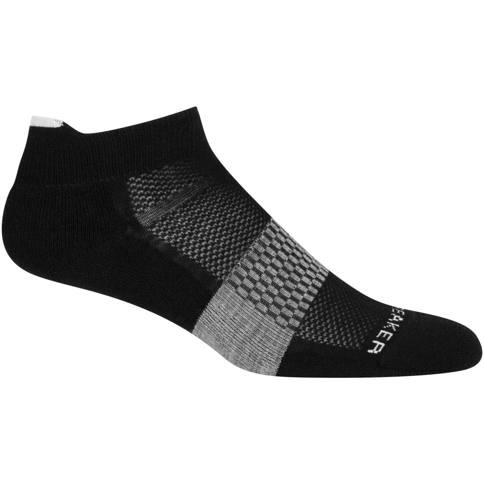 Icebreaker Multisport Light Micro Socken Damen - Schwarz/Snow/Metro Heather 1 Icebreaker Multisport Light Micro Socken Damen - Schwarz/Snow/Metro Heather