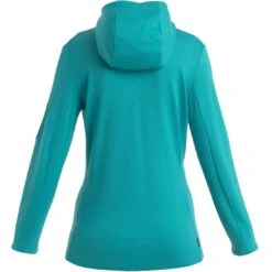 Icebreaker Quantum III Midlayer Jacke Mit Kapuze Damen - Flux Green/Ether -Deutschland Icebreaker Verkaufs-Shop icebreaker womens quantum iii long sleeve zip hood midlayer flux green ether 2 1489006