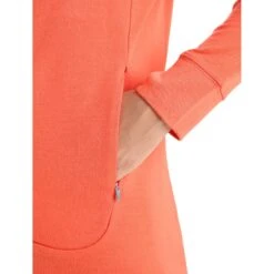 Icebreaker Quantum III Midlayer Jacke Mit Kapuze Damen - Vibrant Earth/Purple Gaze -Deutschland Icebreaker Verkaufs-Shop icebreaker womens quantum iii long sleeve zip hood midlayer vibrant earth purple gaze 9 1381786