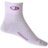 Icebreaker Run+ Ultralight Mini Socken Damen - Purple Gaze/Go Berry