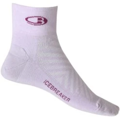 Icebreaker Run+ Ultralight Mini Socken Damen - Purple Gaze/Go Berry