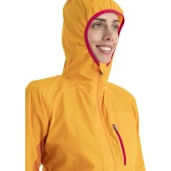 Icebreaker Shell+™ Cotton Windbreaker Damen - Solar/Earth/Electron Pink -Deutschland Icebreaker Verkaufs-Shop icebreaker womens shell plus cotton windbreaker solar earth electron pink 6 1555119