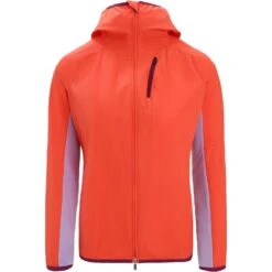 Icebreaker Shell+™ Cotton Windbreaker Damen - Vibrant Earth/Purple Gaze -Deutschland Icebreaker Verkaufs-Shop icebreaker womens shell plus cotton windbreaker vibrant earth purple gaze 1 1455843