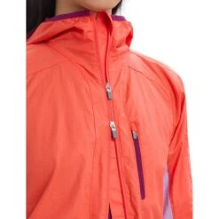 Icebreaker Shell+™ Cotton Windbreaker Damen - Vibrant Earth/Purple Gaze -Deutschland Icebreaker Verkaufs-Shop icebreaker womens shell plus cotton windbreaker vibrant earth purple gaze 5 1555144