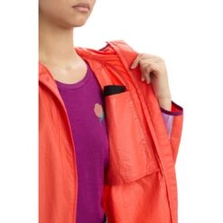 Icebreaker Shell+™ Cotton Windbreaker Damen - Vibrant Earth/Purple Gaze -Deutschland Icebreaker Verkaufs-Shop icebreaker womens shell plus cotton windbreaker vibrant earth purple gaze 7 1555145