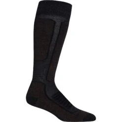 Icebreaker Ski+ Medium OTC Socken Damen - Jet HTHR/Espresso/Black