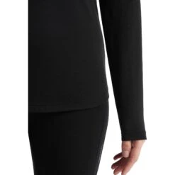 Icebreaker Sphere II Langarmshirt Damen - Schwarz -Deutschland Icebreaker Verkaufs-Shop icebreaker womens sphere ii long sleeve tee black 7 1148104