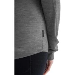 Icebreaker Sphere II Langarmshirt Damen - Metro Heather -Deutschland Icebreaker Verkaufs-Shop icebreaker womens sphere ii long sleeve tee metro heather 7 1148097