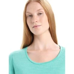 Icebreaker Sphere II Scoop T-Shirt Damen - Fresh Hthr -Deutschland Icebreaker Verkaufs-Shop icebreaker womens sphere ii short sleeve scoop tee fresh hthr 6 1382170
