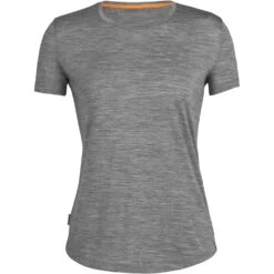 Icebreaker Sphere II T-Shirt Damen - Metro Heather -Deutschland Icebreaker Verkaufs-Shop icebreaker womens sphere ii short sleeve tee metro heather 1 1148192