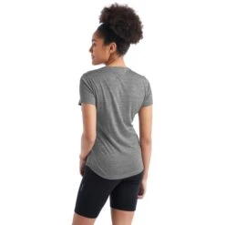 Icebreaker Sphere II T-Shirt Damen - Metro Heather -Deutschland Icebreaker Verkaufs-Shop icebreaker womens sphere ii short sleeve tee metro heather 6 1148197
